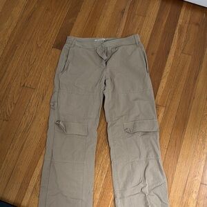 Bec & Bridge Tan Cargo Pants Straight Leg